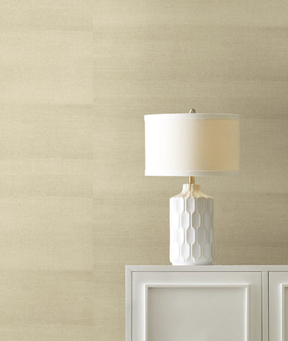 York Designer Sisals Grasscloth Wallpaper - Oat