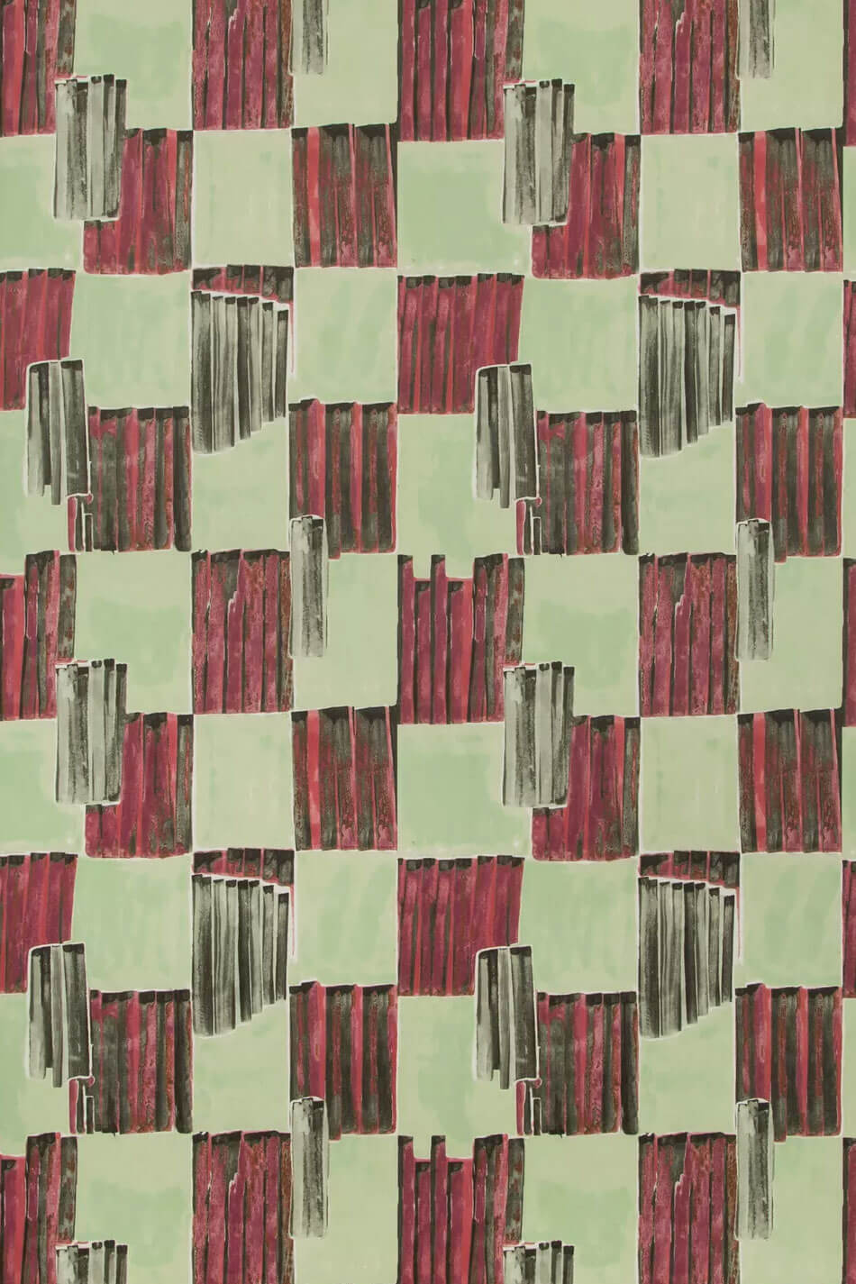 Lee Jofa Kelly Wearstler Lyre Paper Wallpaper - Lotus