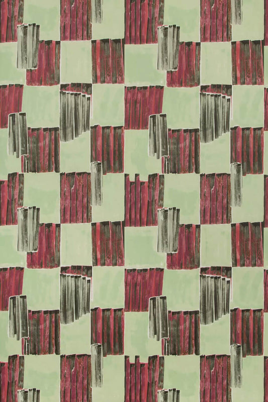 Lee Jofa Kelly Wearstler Lyre Paper Wallpaper - Lotus