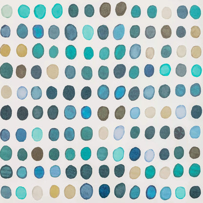 Lee Jofa Rhapsody Twister Wallpaper - Denim & Aqua