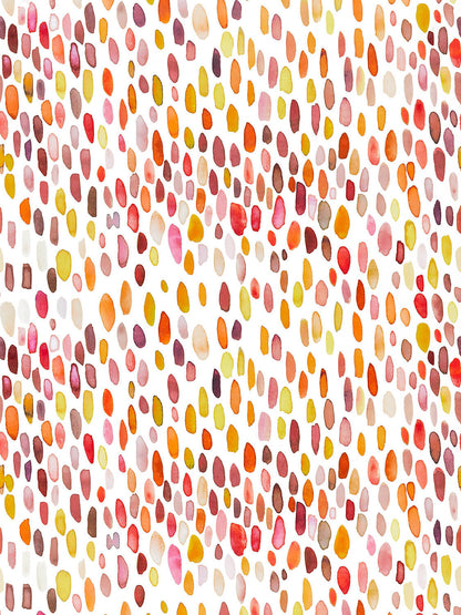 Scalamandre Grey Watkins Jamboree Wallpaper - Berry Lemonade