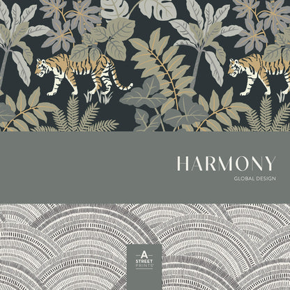 A-Street Prints Harmony Encircle Wallpaper - Indigo