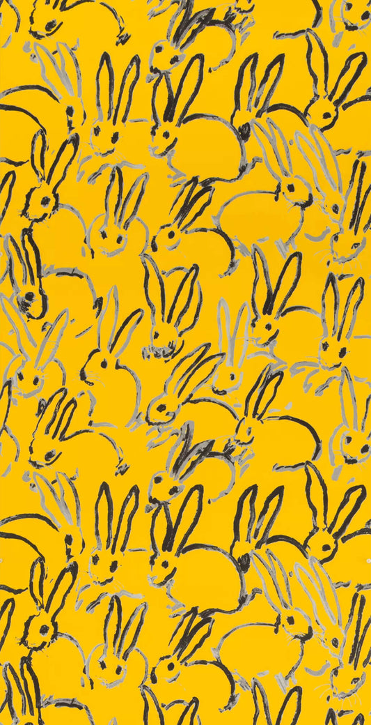 Lee Jofa Hutch Rabbit Wallpaper - Yellow