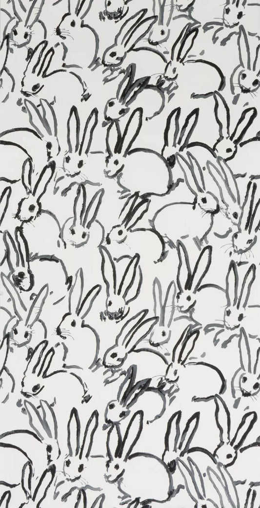 Lee Jofa Hutch Rabbit Wallpaper - Cream