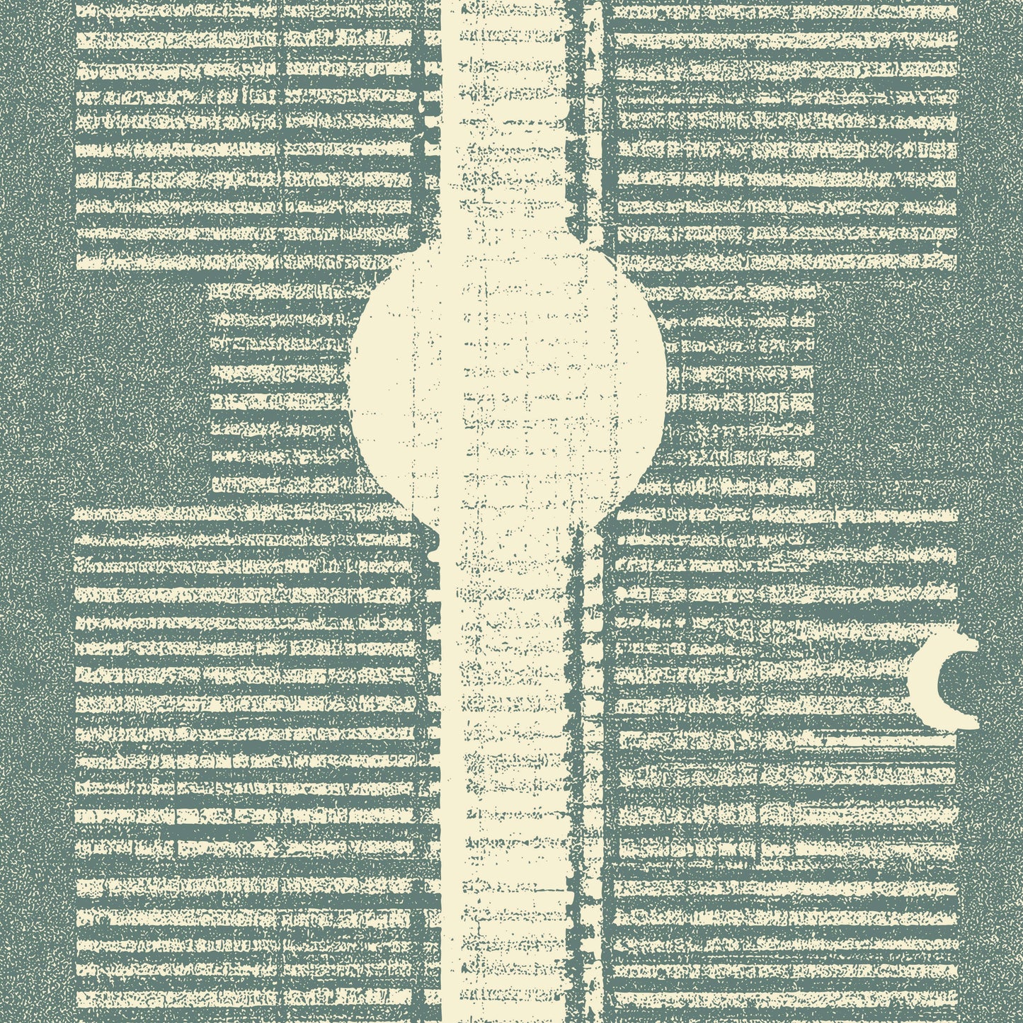 Mitchell Black Inyanga Wallpaper - Blue Jade
