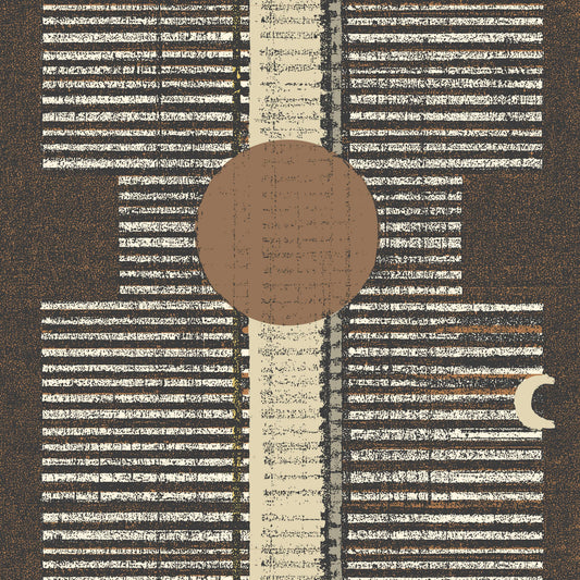 Mitchell Black Inyanga Wallpaper - Cocoa