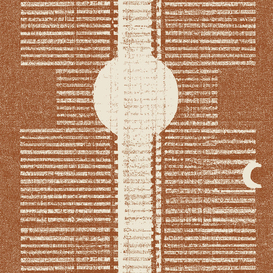 Mitchell Black Inyanga Wallpaper - Red Clay