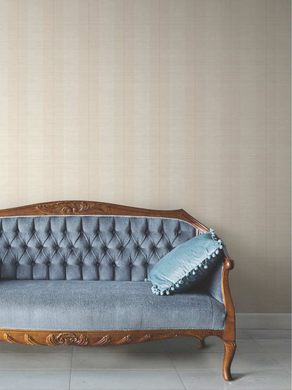 Antonina Vella Layered Luxe Colbert Stripe Wallpaper - Ivory