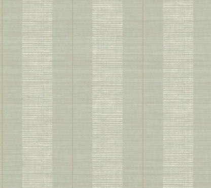Antonina Vella Layered Luxe Colbert Stripe Wallpaper - Seafoam