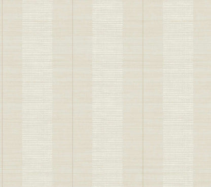 Antonina Vella Layered Luxe Colbert Stripe Wallpaper - Light Grey