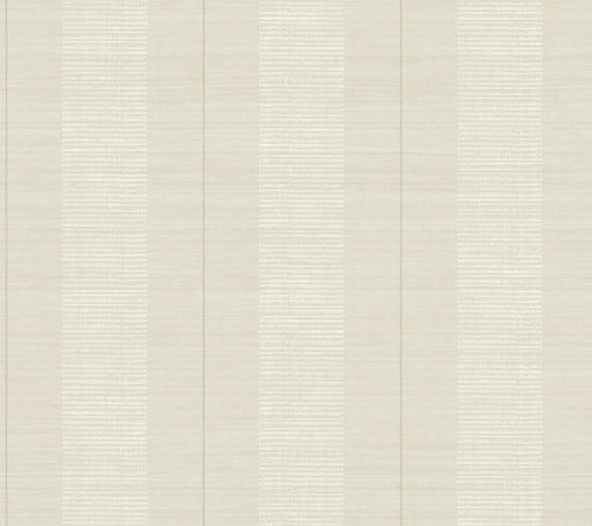 Antonina Vella Layered Luxe Colbert Stripe Wallpaper - Light Grey
