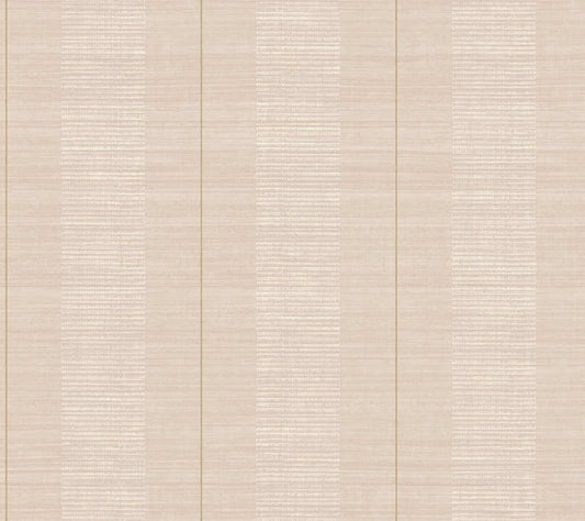 Antonina Vella Layered Luxe Colbert Stripe Wallpaper - Blush