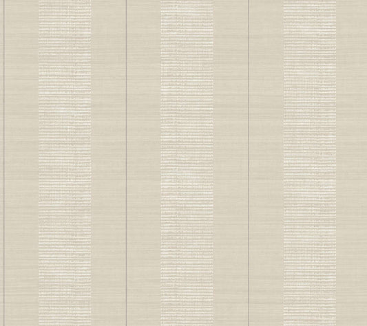 Antonina Vella Layered Luxe Colbert Stripe Wallpaper - Taupe