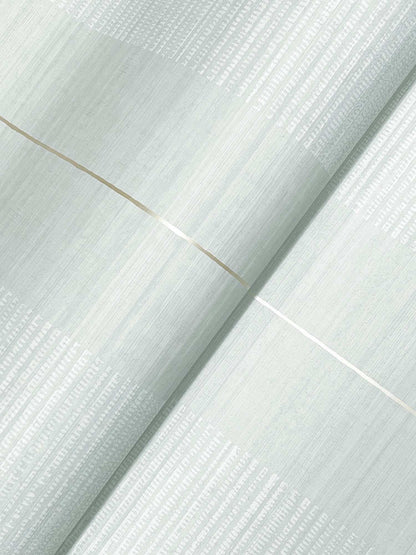 Antonina Vella Layered Luxe Colbert Stripe Wallpaper - Light Blue