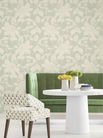 Antonina Vella Layered Luxe Solange Wallpaper - Sage