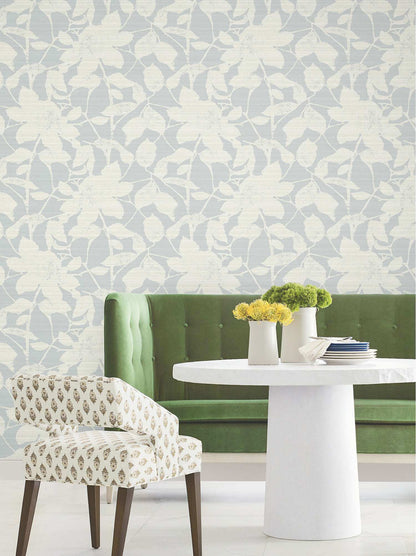 Antonina Vella Layered Luxe Solange Wallpaper - Light Blue