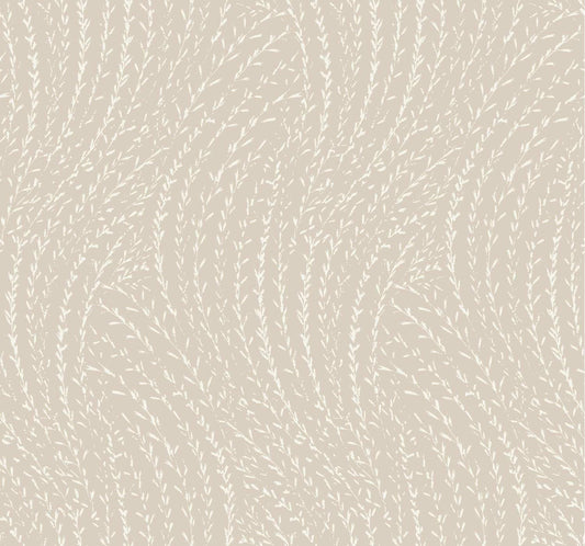 Antonina Vella Layered Luxe Willow Song Wallpaper - Taupe
