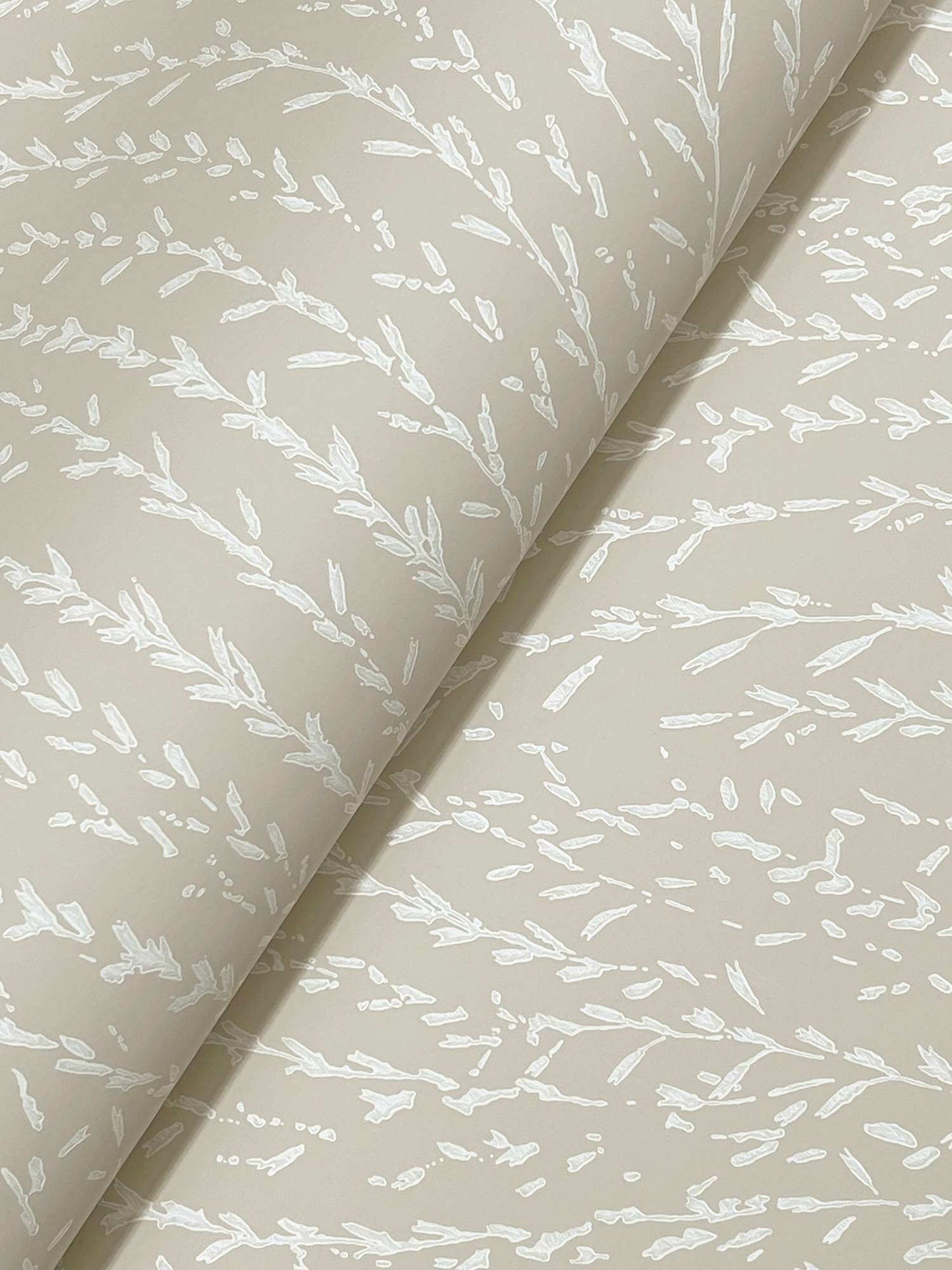 Antonina Vella Layered Luxe Willow Song Wallpaper - Taupe