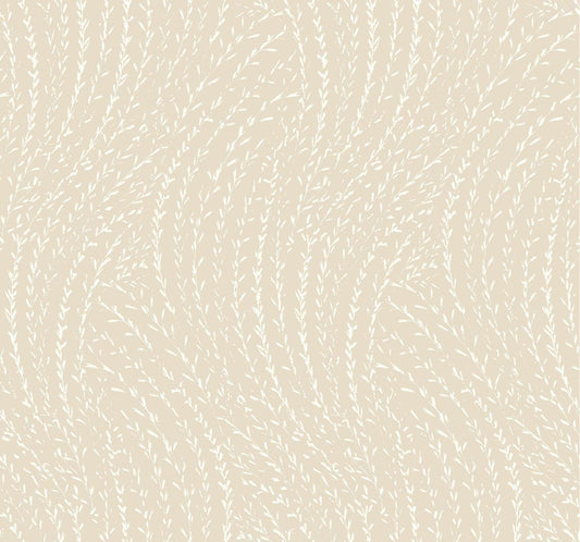 Antonina Vella Layered Luxe Willow Song Wallpaper - Wheat