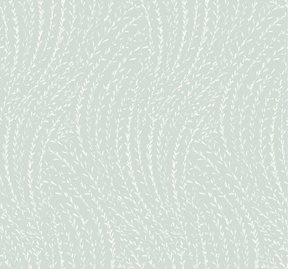 Antonina Vella Layered Luxe Willow Song Wallpaper - Light Blue