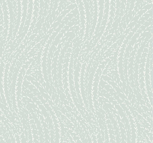 Antonina Vella Layered Luxe Willow Song Wallpaper - Light Blue