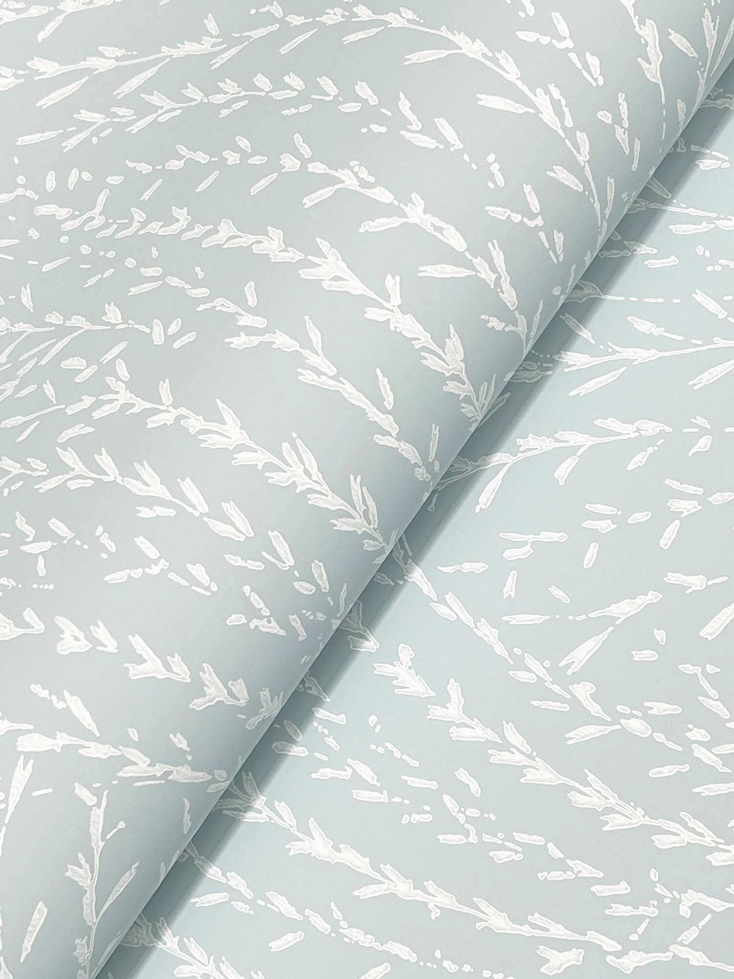 Antonina Vella Layered Luxe Willow Song Wallpaper - Light Blue
