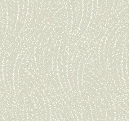 Antonina Vella Layered Luxe Willow Song Wallpaper - Sage