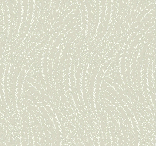 Antonina Vella Layered Luxe Willow Song Wallpaper - Sage