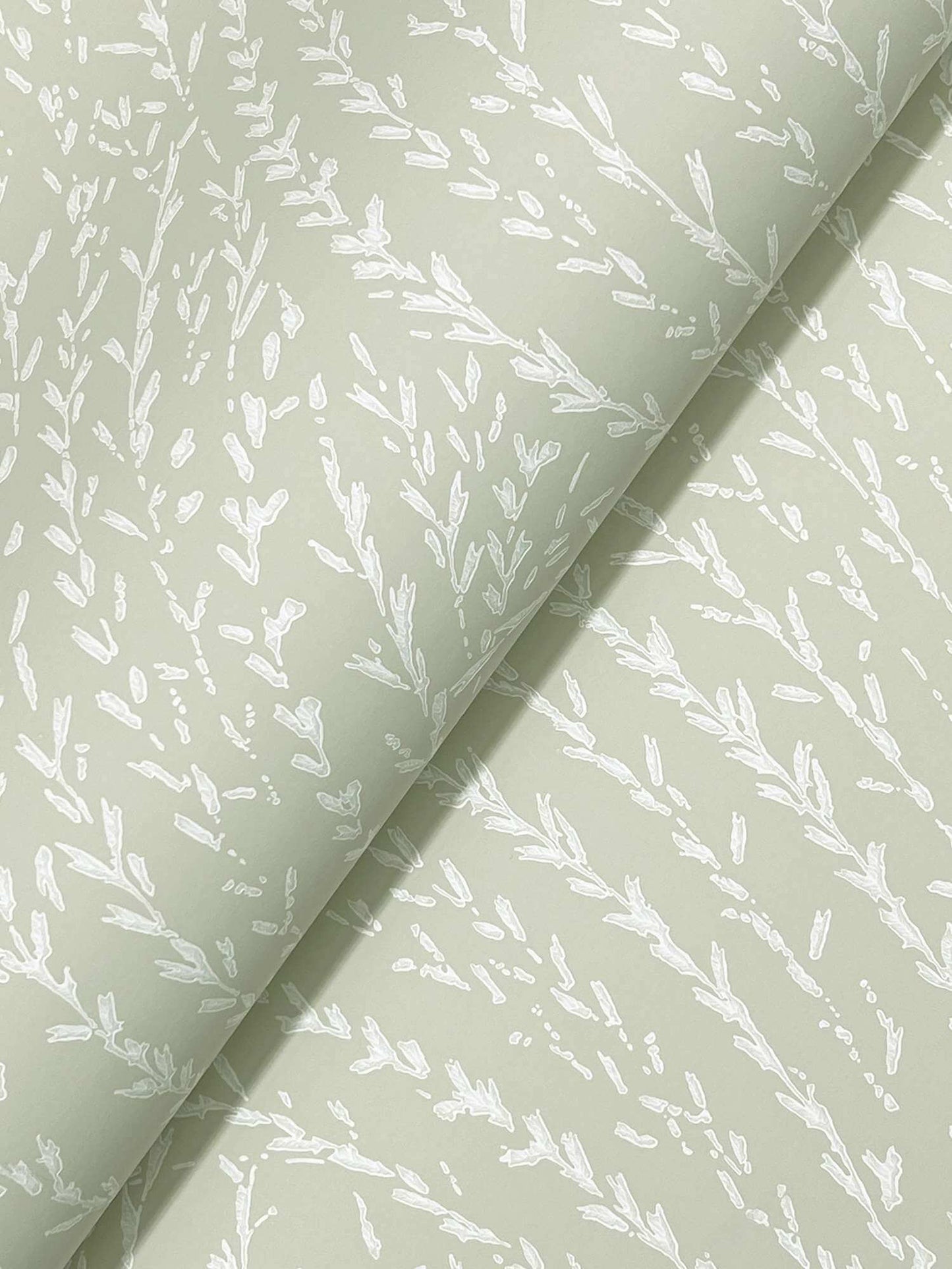 Antonina Vella Layered Luxe Willow Song Wallpaper - Sage