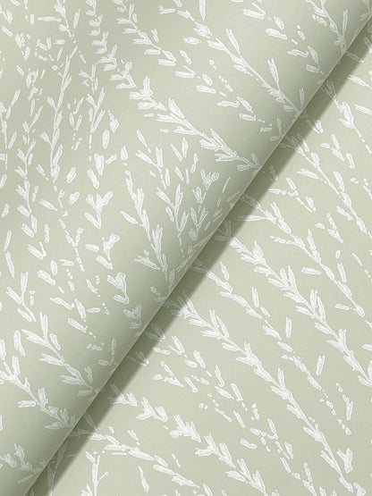 Antonina Vella Layered Luxe Willow Song Wallpaper - Sage