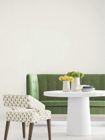 Antonina Vella Layered Luxe Willow Song Wallpaper Sample - Dove