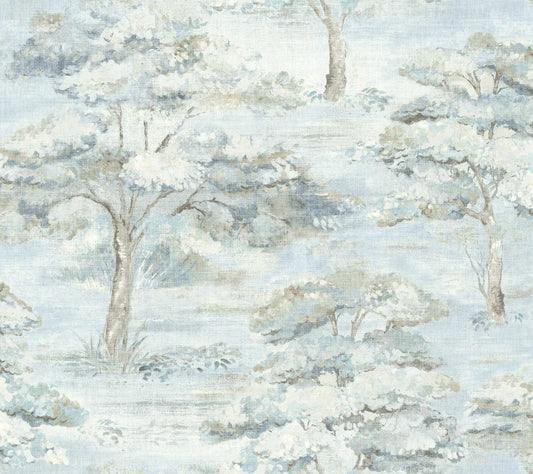 Antonina Vella Layered Luxe Moreno Wallpaper - Blue