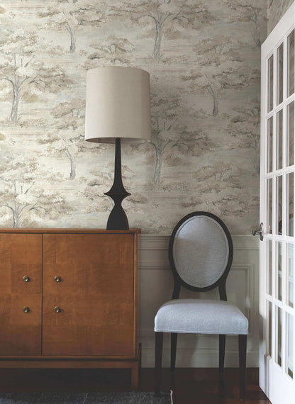 Antonina Vella Layered Luxe Moreno Wallpaper - Neutral