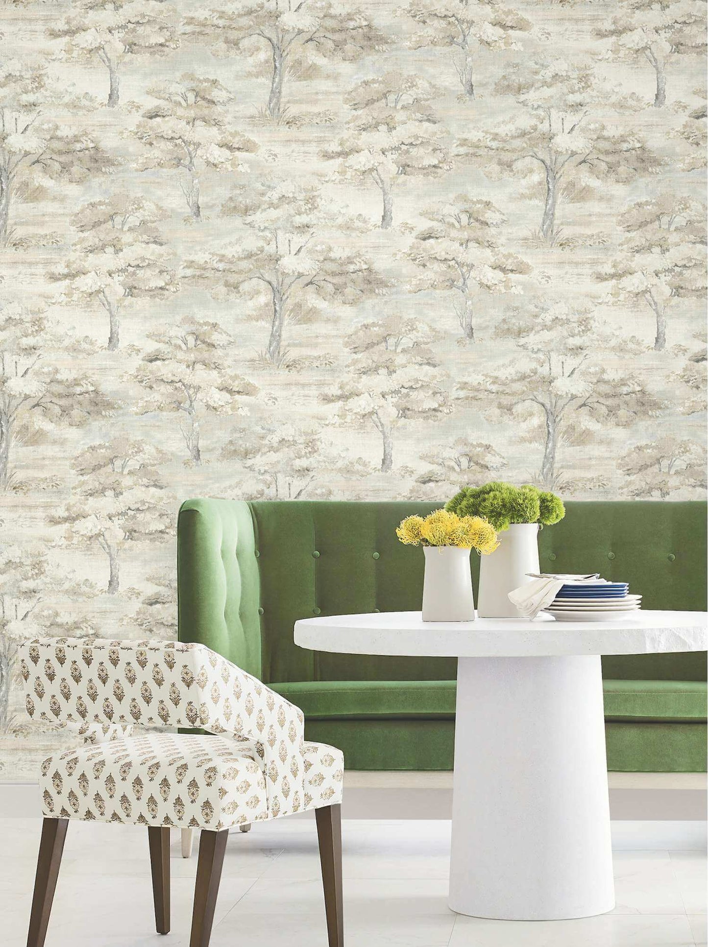 Antonina Vella Layered Luxe Moreno Wallpaper - Neutral