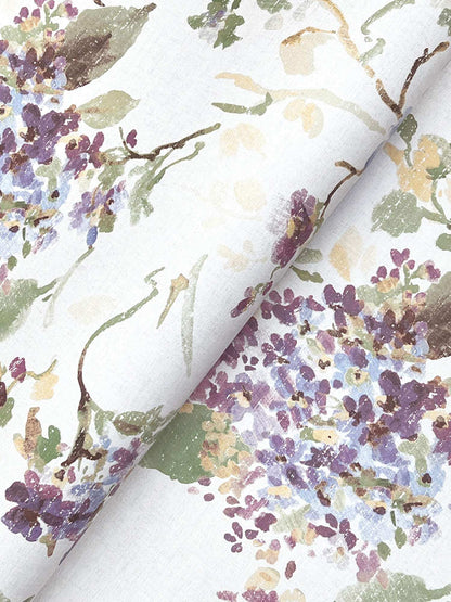 Antonina Vella Layered Luxe Veiled Garden Wallpaper - Plum