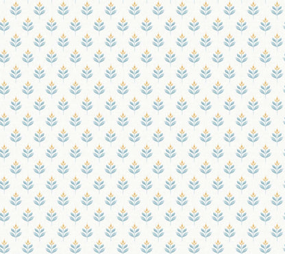 Antonina Vella Layered Luxe Serene Villa Wallpaper - Teal