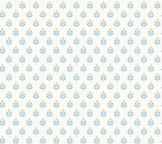 Antonina Vella Layered Luxe Serene Villa Wallpaper - Teal