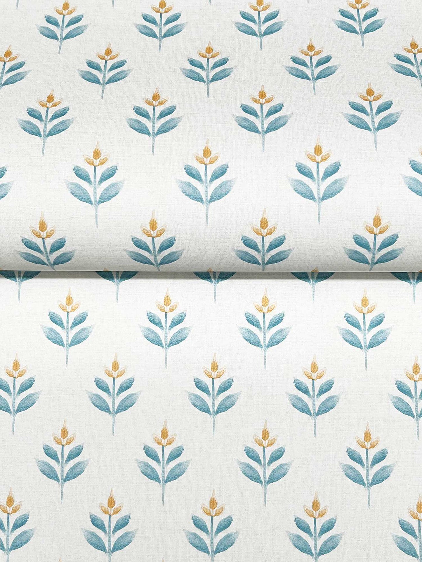 Antonina Vella Layered Luxe Serene Villa Wallpaper - Teal