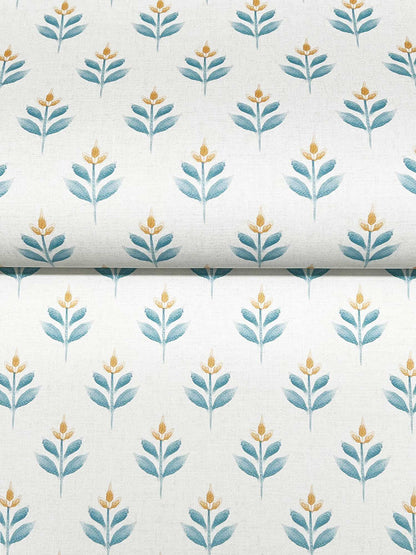 Antonina Vella Layered Luxe Serene Villa Wallpaper - Teal