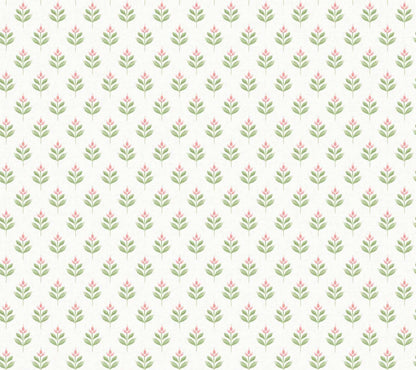 Antonina Vella Layered Luxe Serene Villa Wallpaper - Pink