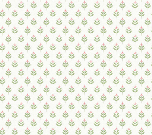 Antonina Vella Layered Luxe Serene Villa Wallpaper - Pink
