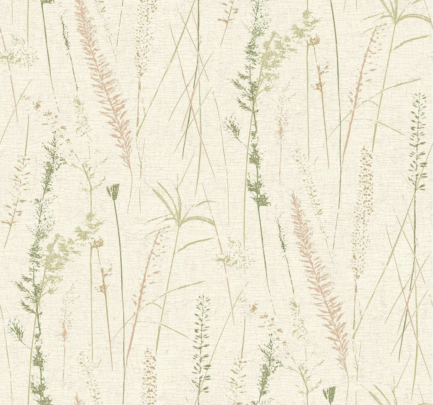 Antonina Vella Layered Luxe Meadow Splendor Wallpaper Sample - Salmon