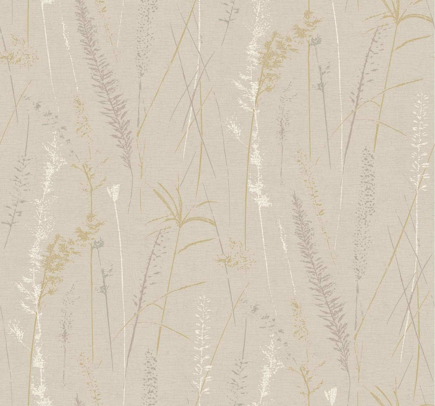 Antonina Vella Layered Luxe Meadow Splendor Wallpaper - Neutral