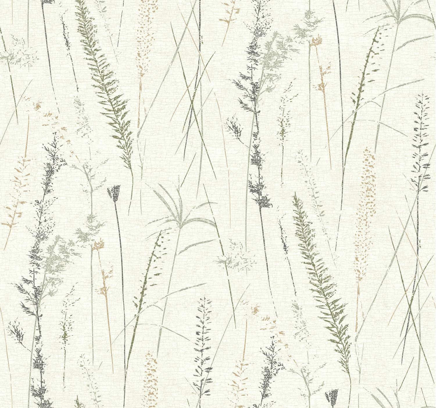 Antonina Vella Layered Luxe Meadow Splendor Wallpaper Sample - Charcoal
