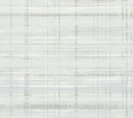 Antonina Vella Layered Luxe Vanishing Point Wallpaper - Seafoam