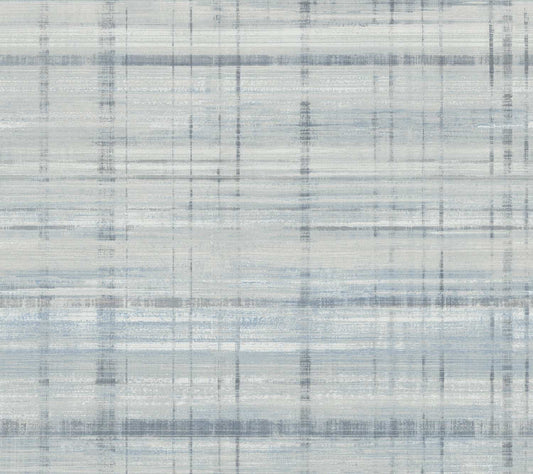 Antonina Vella Layered Luxe Vanishing Point Wallpaper - Blue