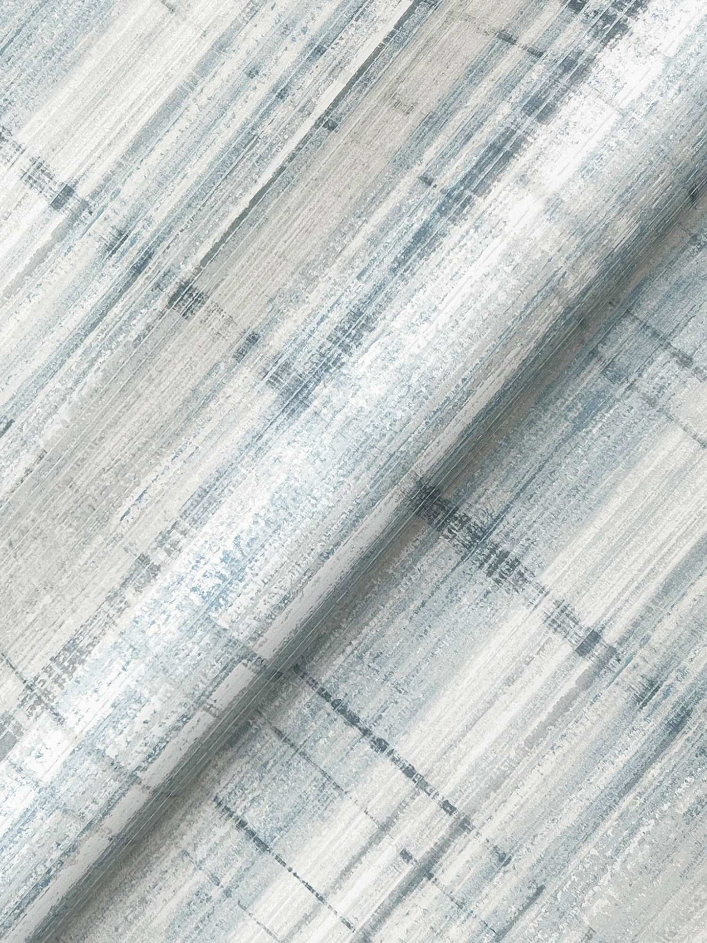 Antonina Vella Layered Luxe Vanishing Point Wallpaper Sample - Blue