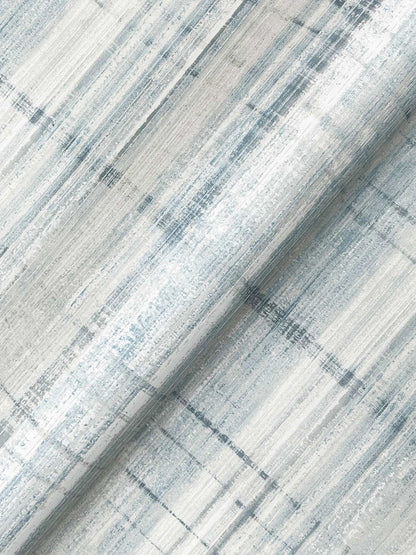 Antonina Vella Layered Luxe Vanishing Point Wallpaper Sample - Blue
