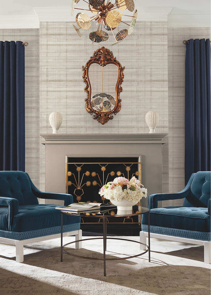 Antonina Vella Layered Luxe Vanishing Point Wallpaper Sample - Neutral