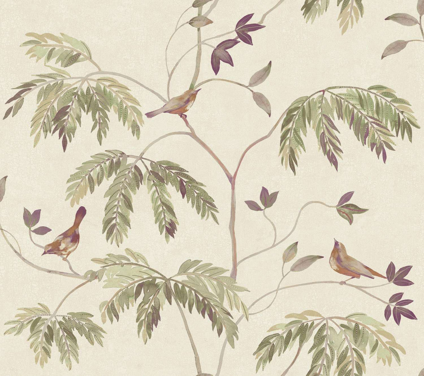 Antonina Vella Layered Luxe Cillian Wallpaper Sample - Plum